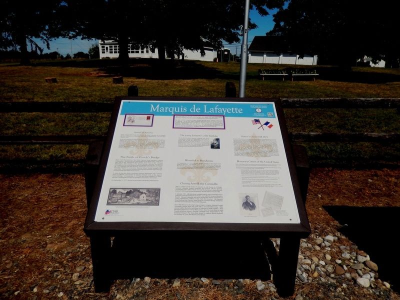 Marquis de Lafayette Marker image. Click for full size.