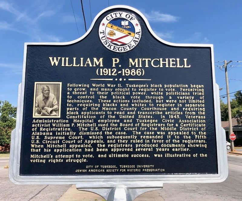 William P. Mitchell Marker image. Click for full size.