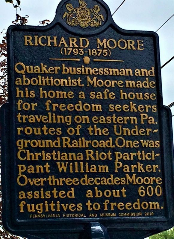 Richard Moore (1793-1875) Marker image. Click for full size.