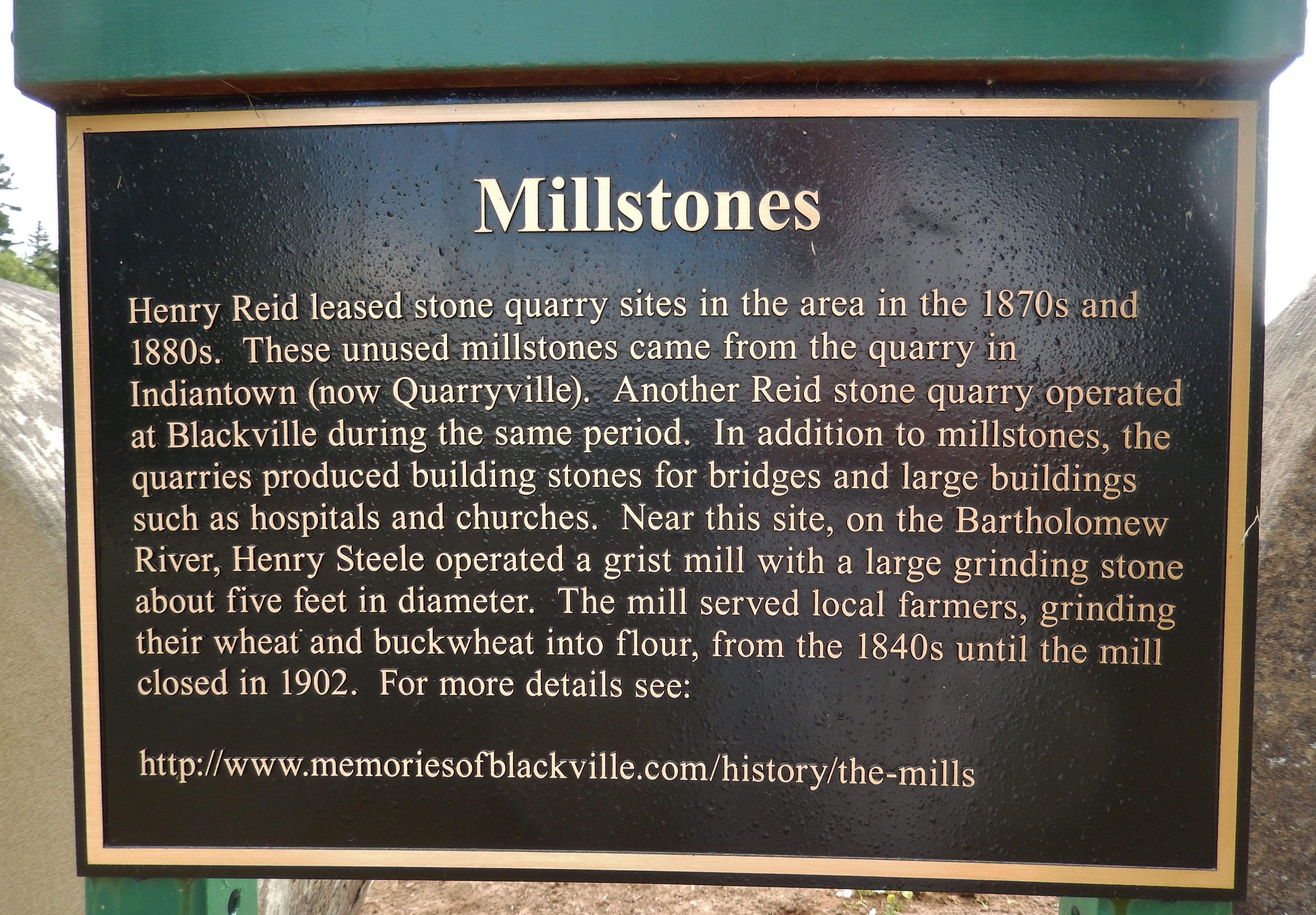 Millstones Marker