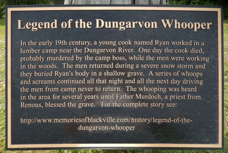 Legend of the Dungarvon Whooper Marker image. Click for full size.