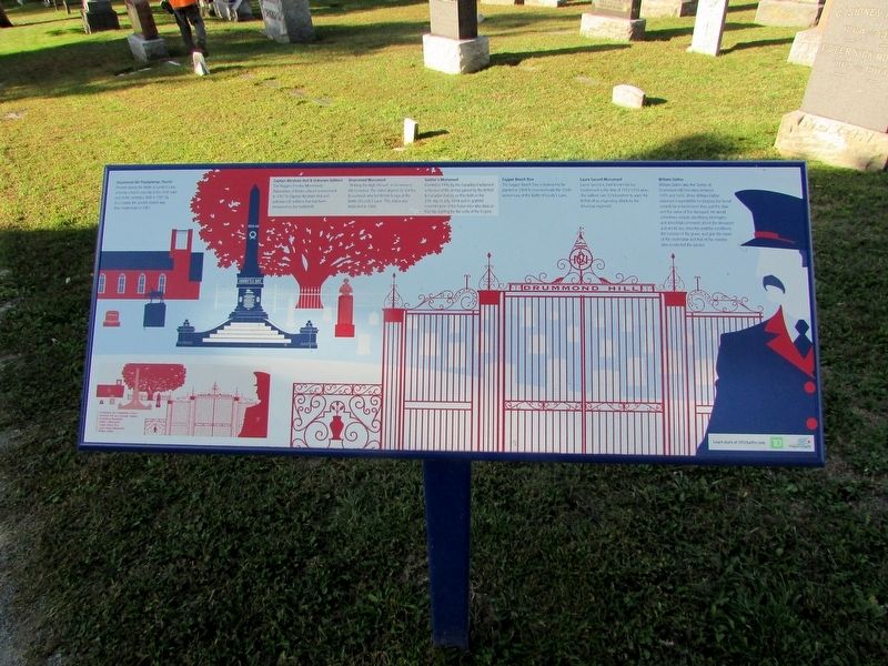 Drummond Hill Cemetery Marker image. Click for full size.