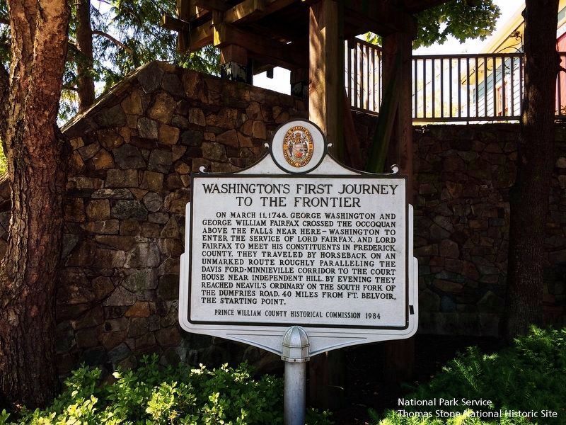 Washington’s First Journey to the Frontier Marker. Click for full size. Washington’s First Journey to the Frontier Marker image. Click for full size.