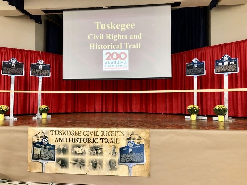 The Tuskegee Civil Rights and Historic Trail was dedicated on September 20th, 2019. image. Click for full size.