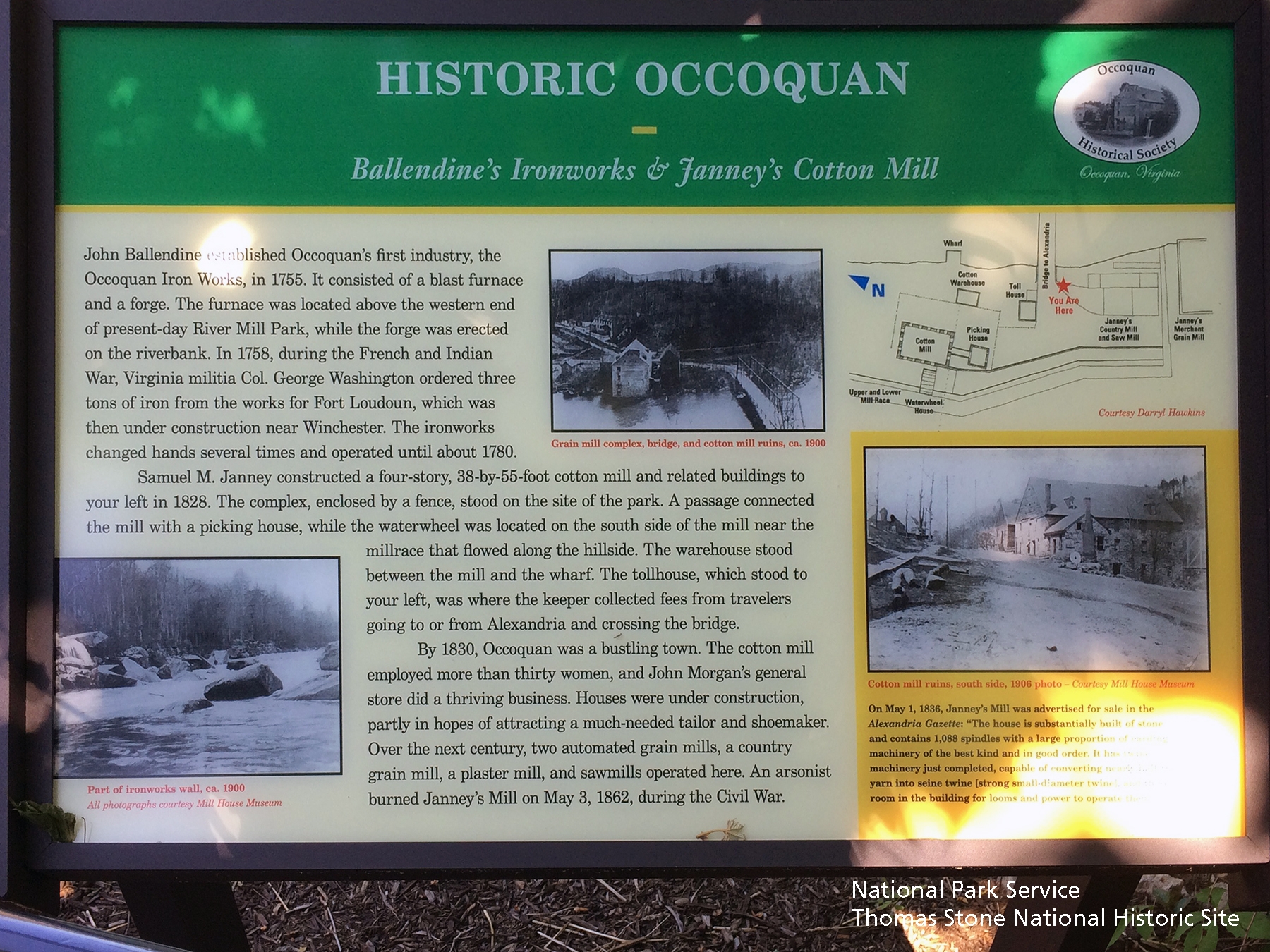 Historic Occoquan Marker