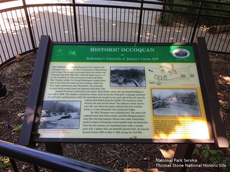 Historic Occoquan Marker image. Click for full size.