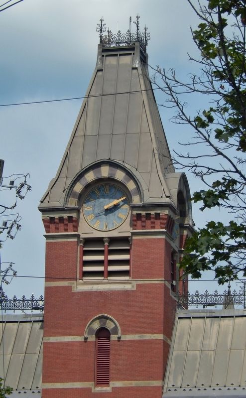 Fredericton City Hall Clock Tower image. Click for full size.