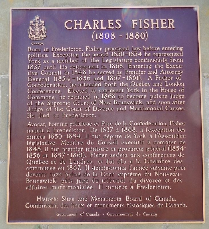 Charles Fisher Marker image. Click for full size.