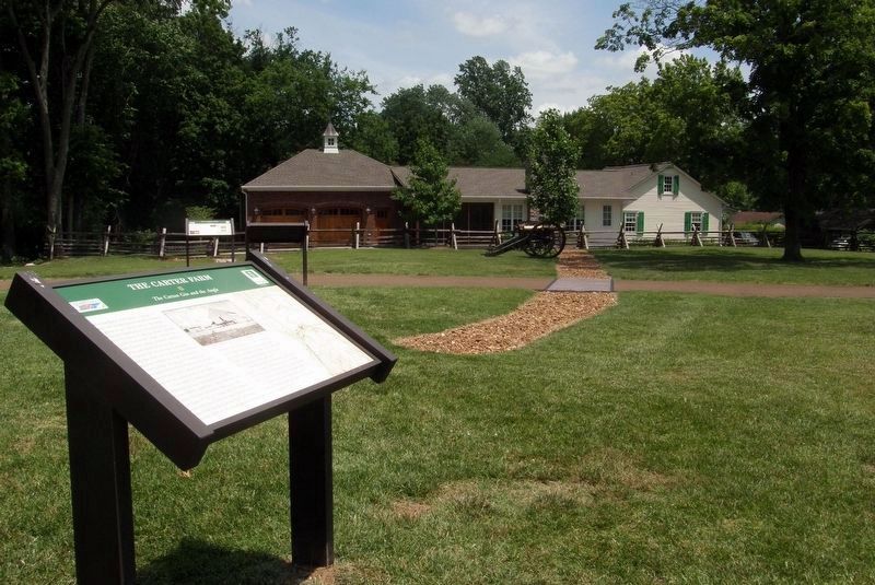 The Carter Farm - Rebuilding Southern Farms Marker. Click for full size. The Carter Farm - Rebuilding Southern Farms Marker image. Click for full size.