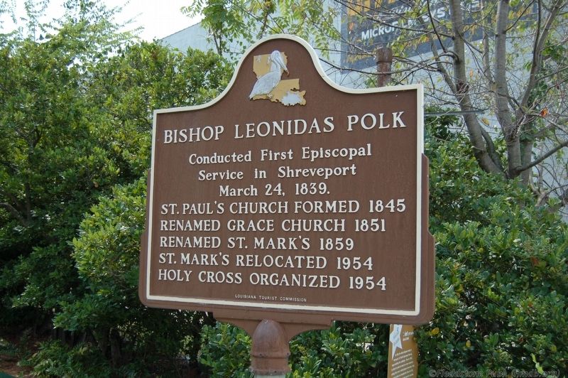 Bishop Leonidas Polk Marker image. Click for full size.
