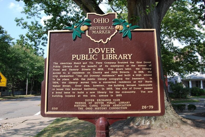 Dover Public Library Marker image. Click for full size.