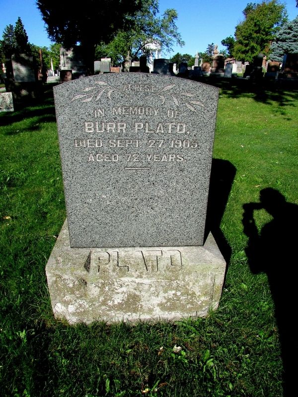 Grave of Burr Lockhart Plato image. Click for full size.