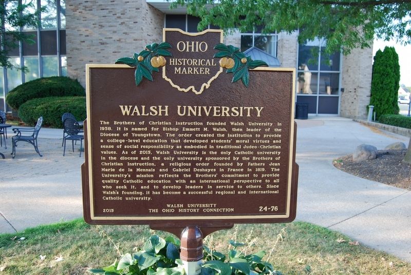 Walsh University Marker image. Click for full size.