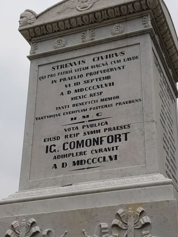 Molino de Rey War Memorial image. Click for full size.