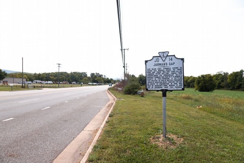 Jarman�s Gap Marker image. Click for full size.