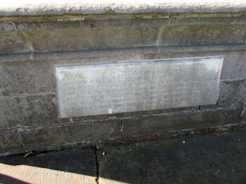 Cecil Bishopp Crypt Inscription image. Click for full size.