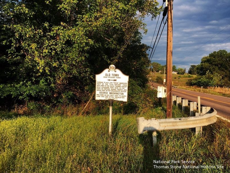 Old Town Marker. Click for full size. Old Town Marker image. Click for full size.