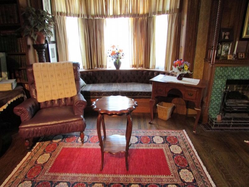Library of the Wilcox House. Click for full size. Library of the Wilcox House image. Click for full size.