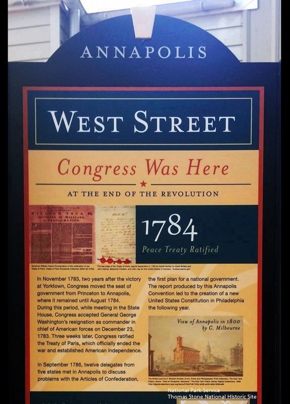 Congress Was Here Marker (upper half) image. Click for full size.
