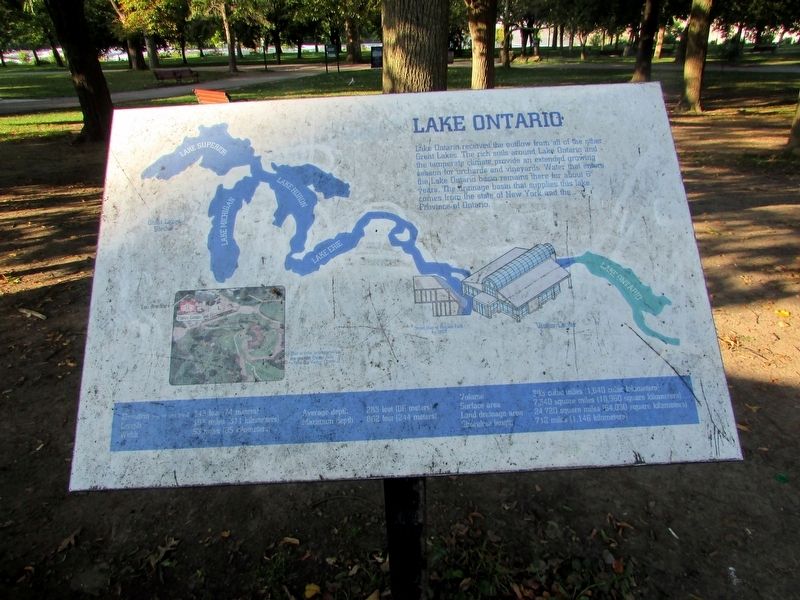 Lake Ontario Marker. Click for full size. Lake Ontario Marker image. Click for full size.