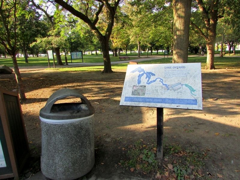 Lake Ontario Marker. Click for full size. Lake Ontario Marker image. Click for full size.