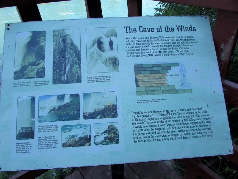 The Cave of the Winds Marker image. Click for full size.