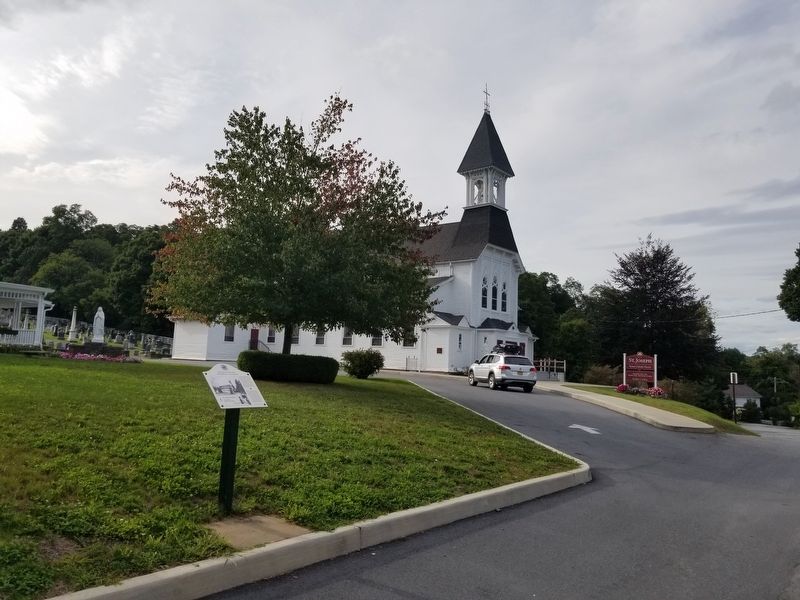St. Joseph’s Church Marker. Click for full size. St. Joseph’s Church Marker image. Click for full size.
