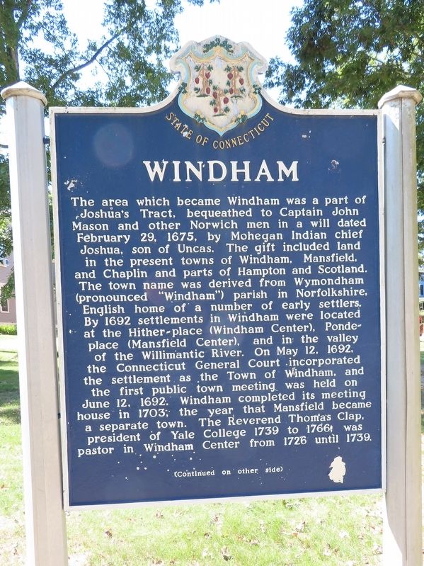 Windham Marker image. Click for full size.
