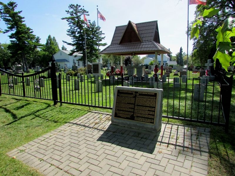 Polish Soldiers Burial Plot Marker image. Click for full size.