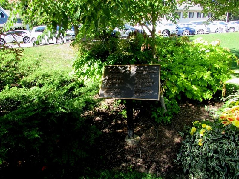 Bicentennial of First Parliament Marker image. Click for full size.