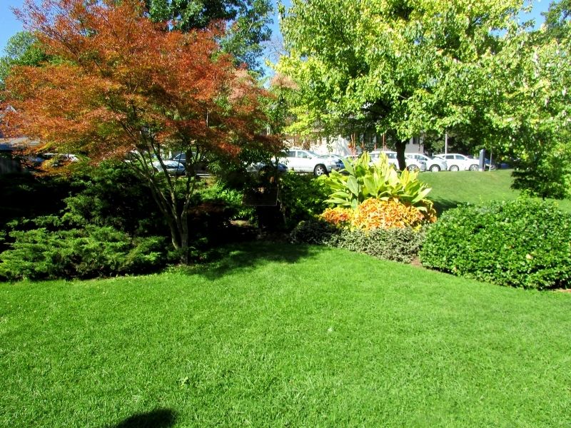 Marker in Simcoe Park image. Click for full size.