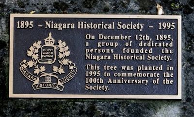Niagara Historical Society Marker image. Click for full size.