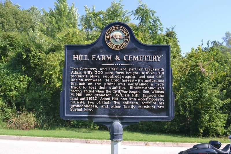 Hill Farm & Cemetery Marker image. Click for full size.