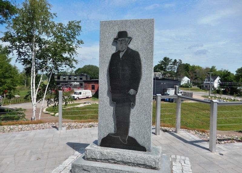 Alexander "Boss" Gibson Monument (<i>located near marker</i>) image. Click for full size.