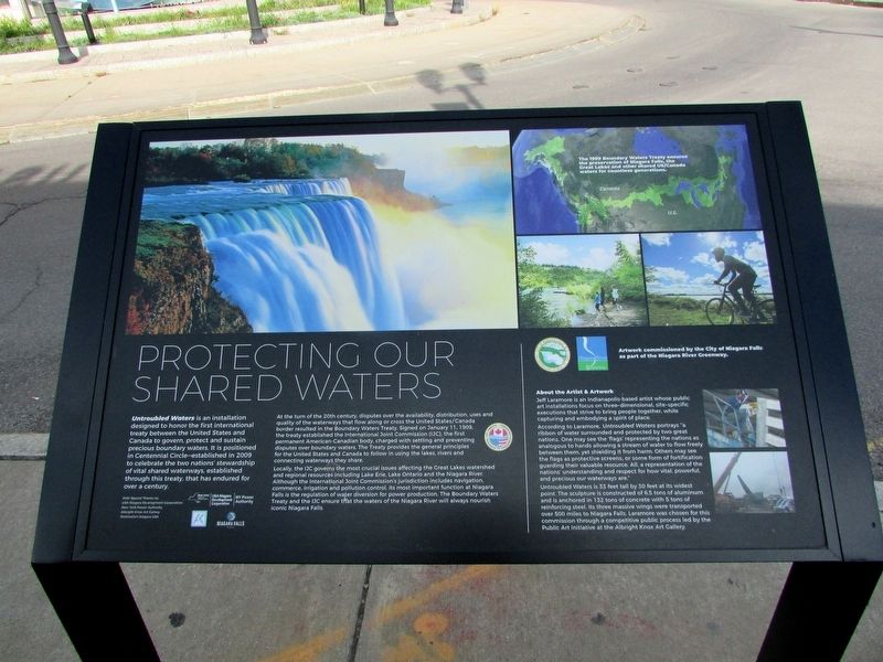 Protecting Our Shared Waters Marker image. Click for full size.