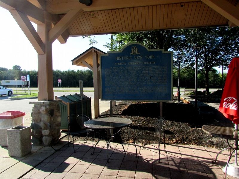 Seneca Indian Country Marker image. Click for full size.