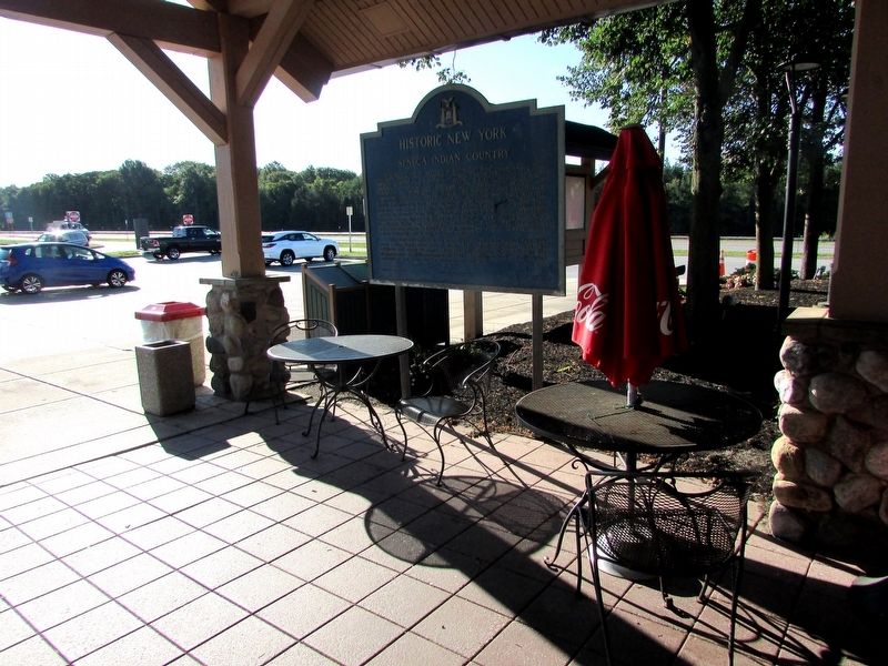 Seneca Indian Country Marker image. Click for full size.
