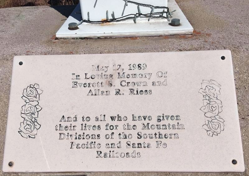 Marker at the Cross. Click for full size. Marker at the Cross image. Click for full size.