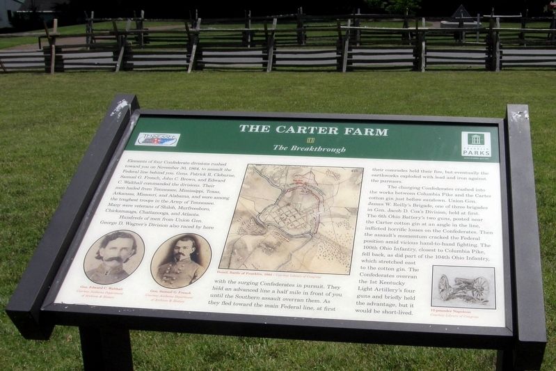 The Carter Farm - The Breakthrough marker. Click for full size. The Carter Farm - The Breakthrough marker image. Click for full size.