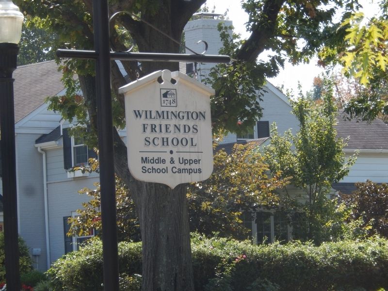 Wilmington Friends School Marker. Click for full size. Wilmington Friends School Marker image. Click for full size.