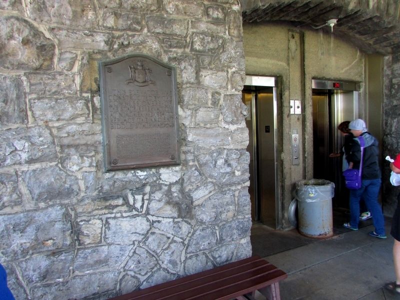 Cave of the Winds Elevator Marker. Click for full size. Cave of the Winds Elevator Marker image. Click for full size.
