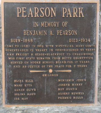 Pearson Park Marker image. Click for full size.
