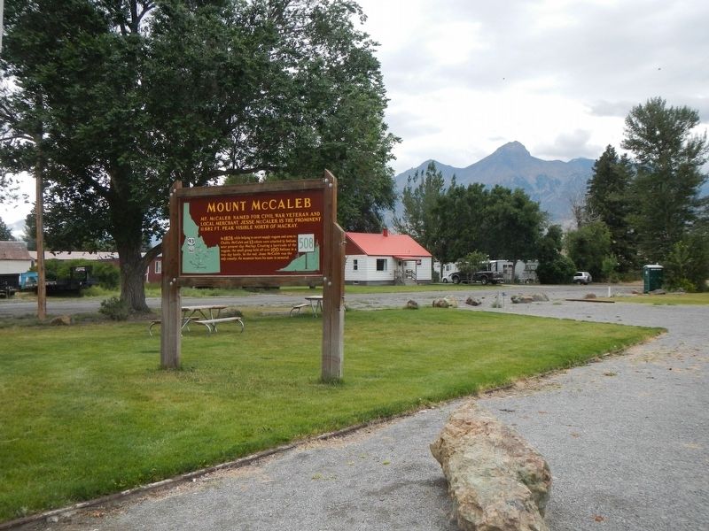 Mount McCaleb Marker image. Click for full size.