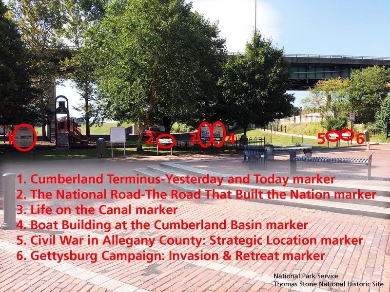 Landscape surrounding marker. image. Click for full size.