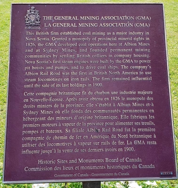 The General Mining Association Marker image. Click for full size.