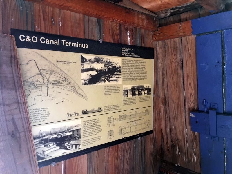 C&O Canal Terminus Marker image. Click for full size.