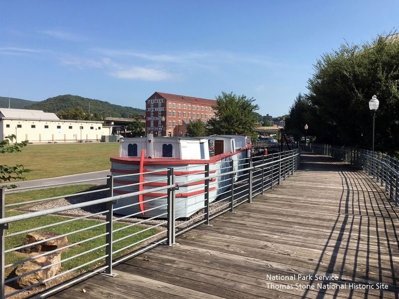 <i>The Cumberland</i> (Replica canal boat). Click for full size. <i>The Cumberland</i> (Replica canal boat) image. Click for full size.