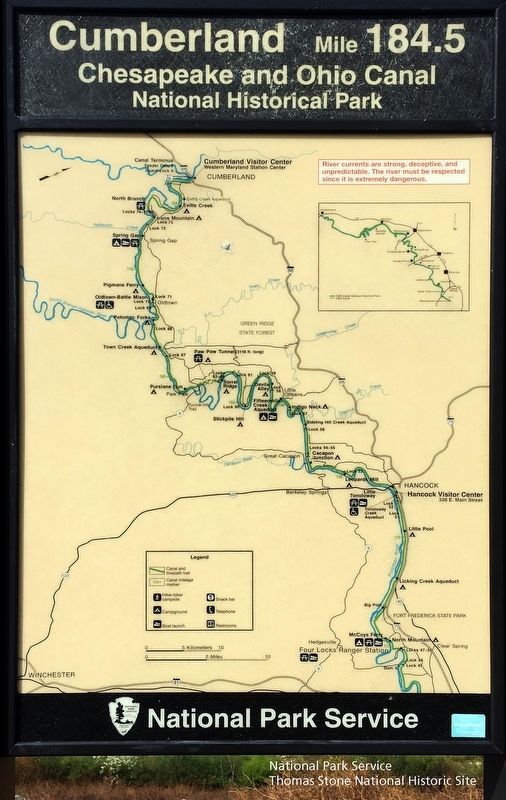 Cumberland Mile 184.5, Chesapeake and Ohio Canal National Historical Park. Click for full size. Cumberland Mile 184.5, Chesapeake and Ohio Canal National Historical Park image. Click for full size.