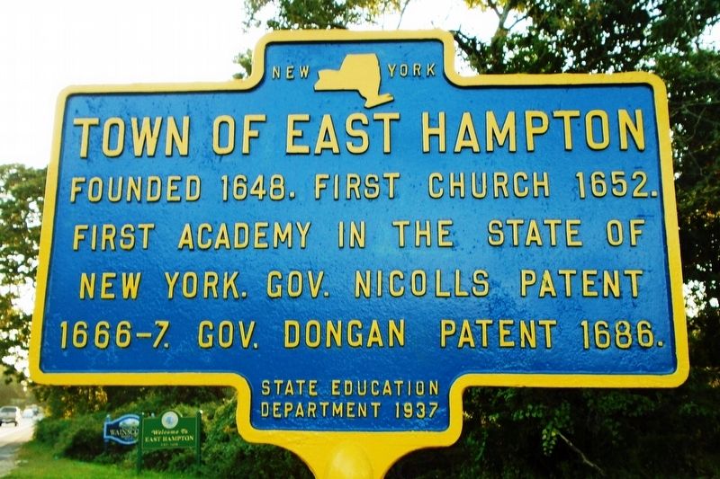Town of East Hampton Marker image. Click for full size.