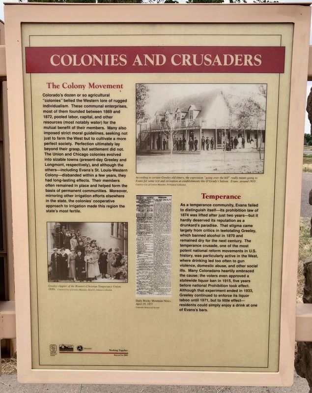 Colonies and Crusaders Marker image. Click for full size.